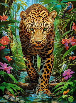 Leopard in the Wild, puslespil med 2000 brikker (C-200955)