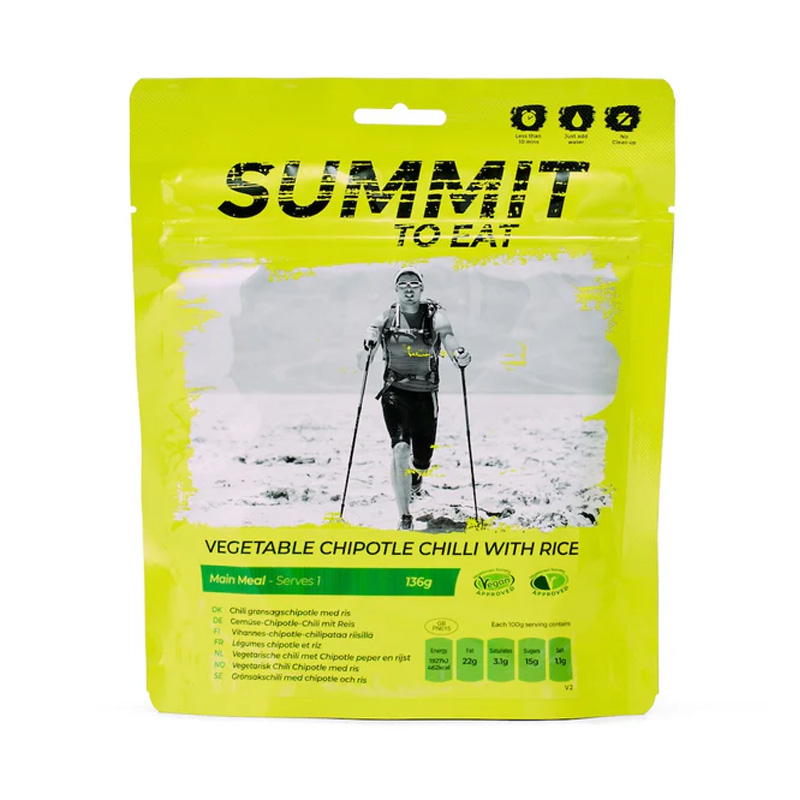 Summit To Eat | Vegetable Chipotle Chilli with Rice | Frystorkad mat | 136g