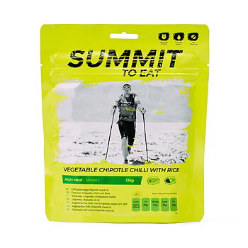 Summit To Eat | Gemüse-Chipotle-Chili mit Reis | Gefriergetrocknete Lebensmittel | 136g