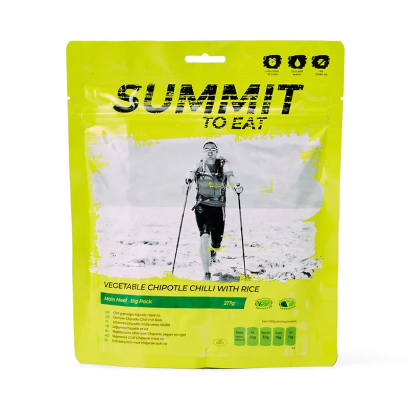 Summit To Eat | Vegetable Chipotle Chilli with Rice | Frystorkad mat | 217g