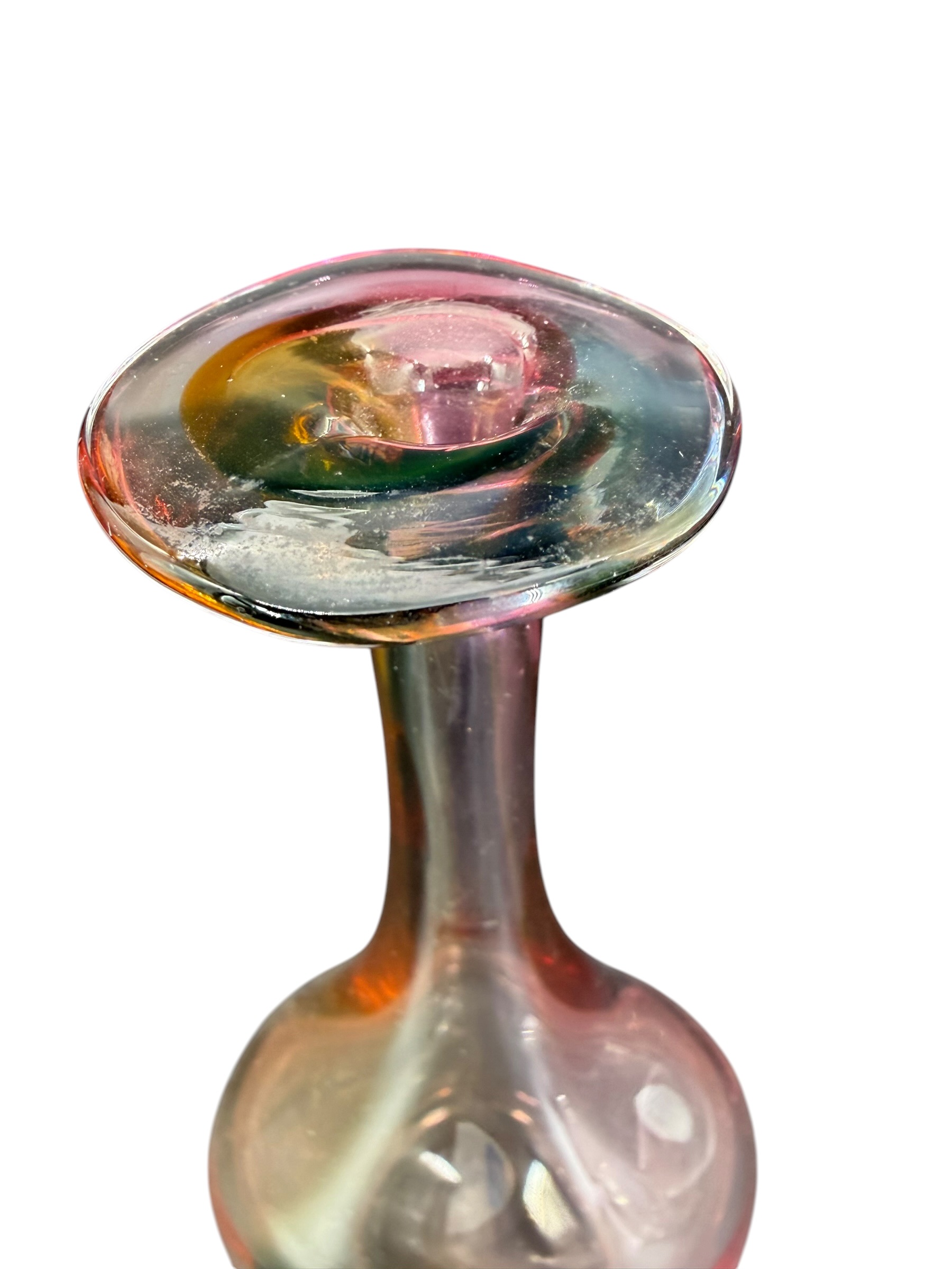 Kosta ”Fidji” Kjell Engman konstglas vas  - 4