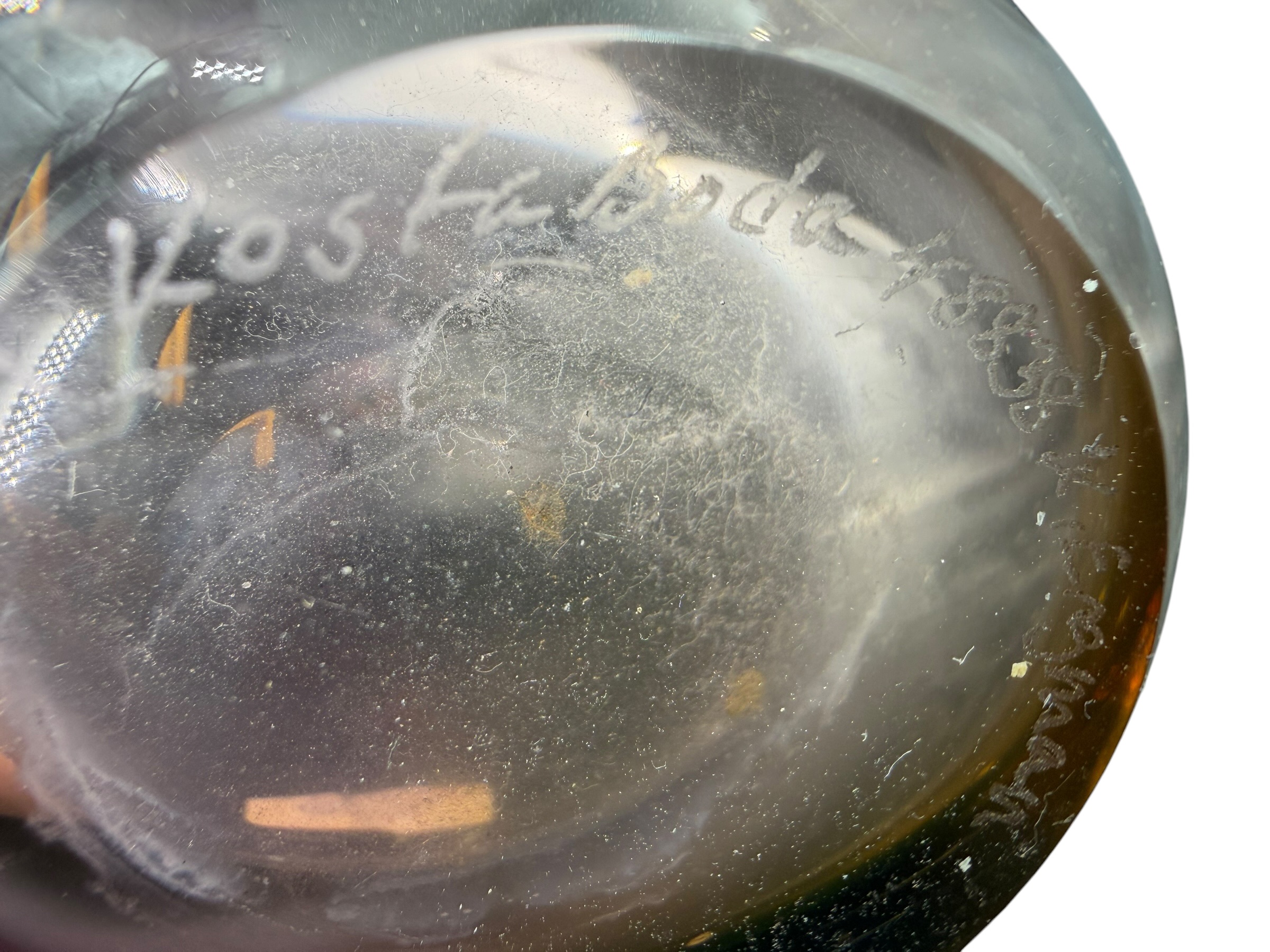 Kosta ”Fidji” Kjell Engman konstglas vas  - 7