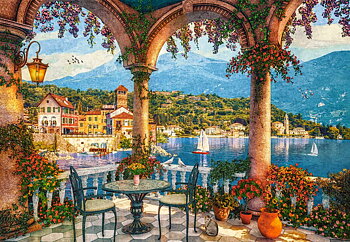 Mediterranean Veranda, 1000-bitarspussel (C-105120)