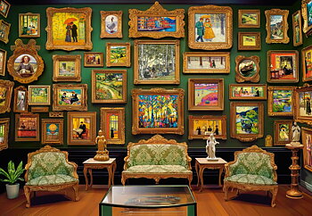 Art Gallery, puslespil med 1000 brikker (C-105212)