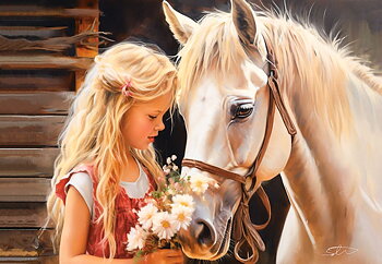 My Friend Horse, puslespil med 1000 brikker (C-105205)