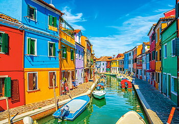 Burano Colors, Italy, puslespil med 1000 brikker (C-105250)
