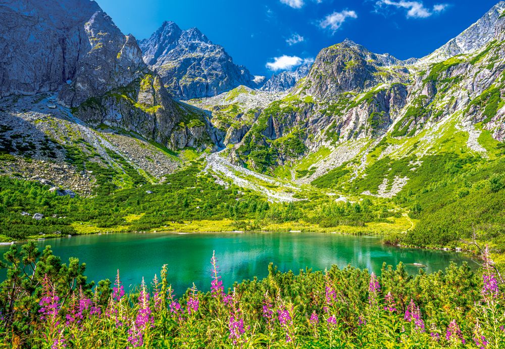 Zelene Pleso, Tatras, Slovakia, puslespil med 1000 brikker (C-105267)