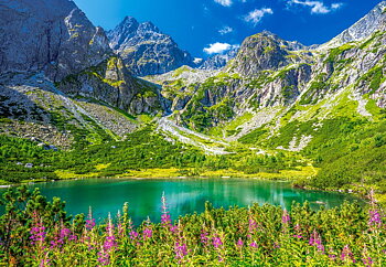 Zelene Pleso, Tatras, Slovakia, puslespil med 1000 brikker (C-105267)