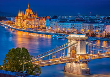 Budapest by Night, puslespil med 500 brikker (B-53940)