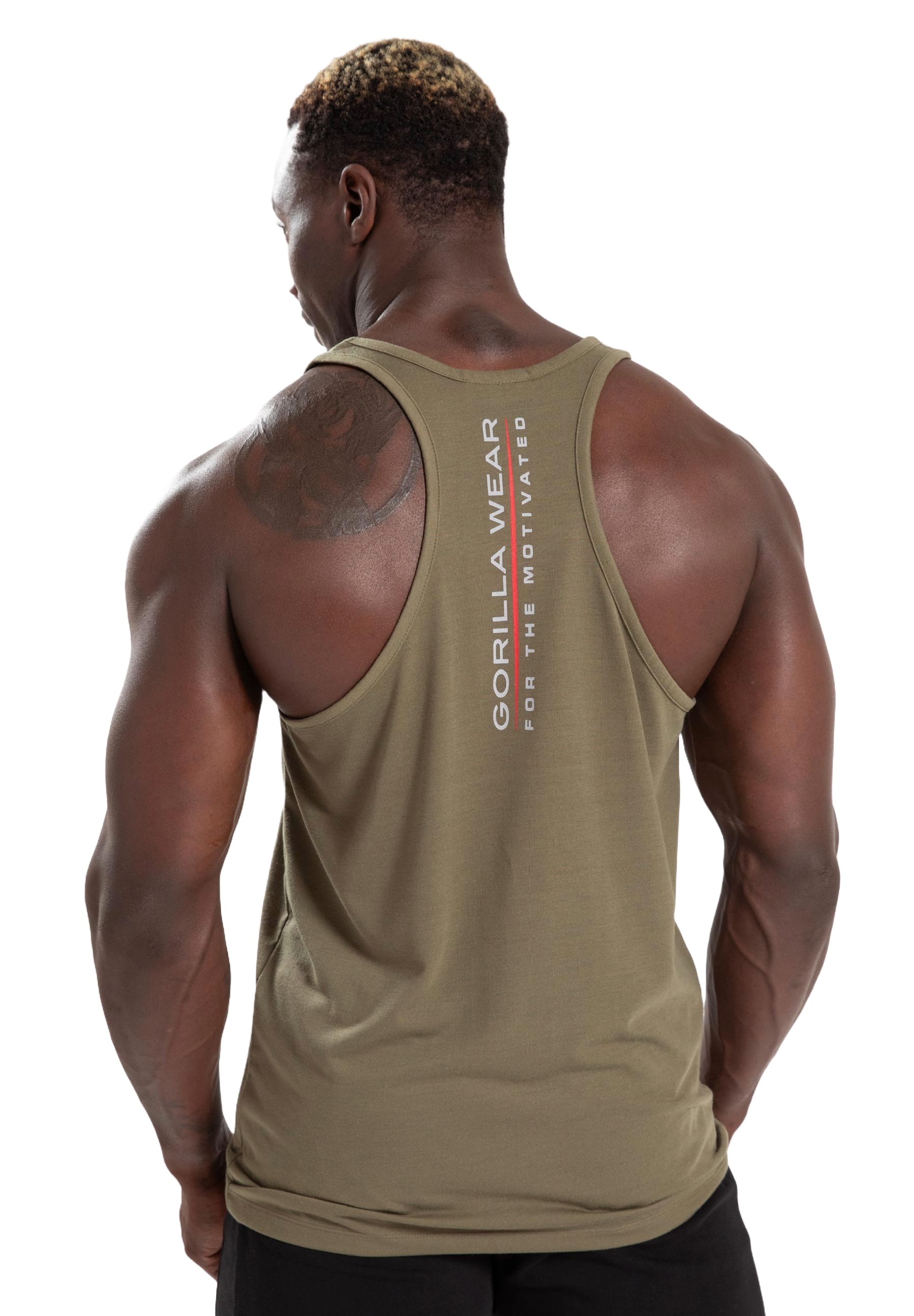 Lafayette Racerback Tank Top, army green - 2