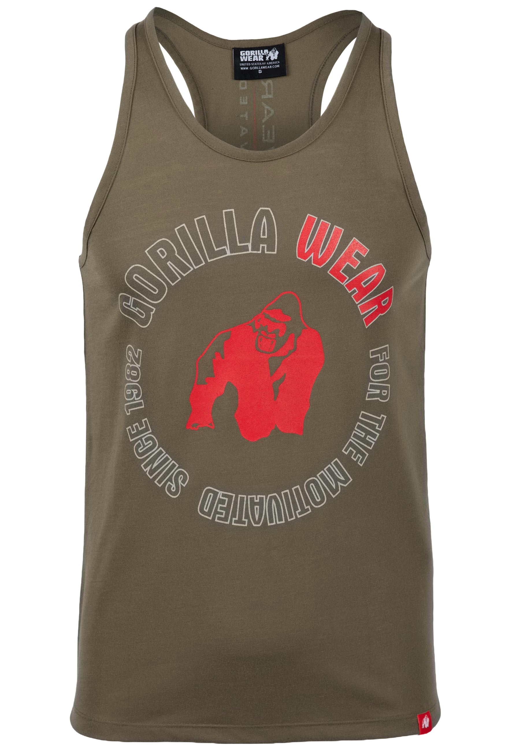 Lafayette Racerback Tank Top, army green - 4