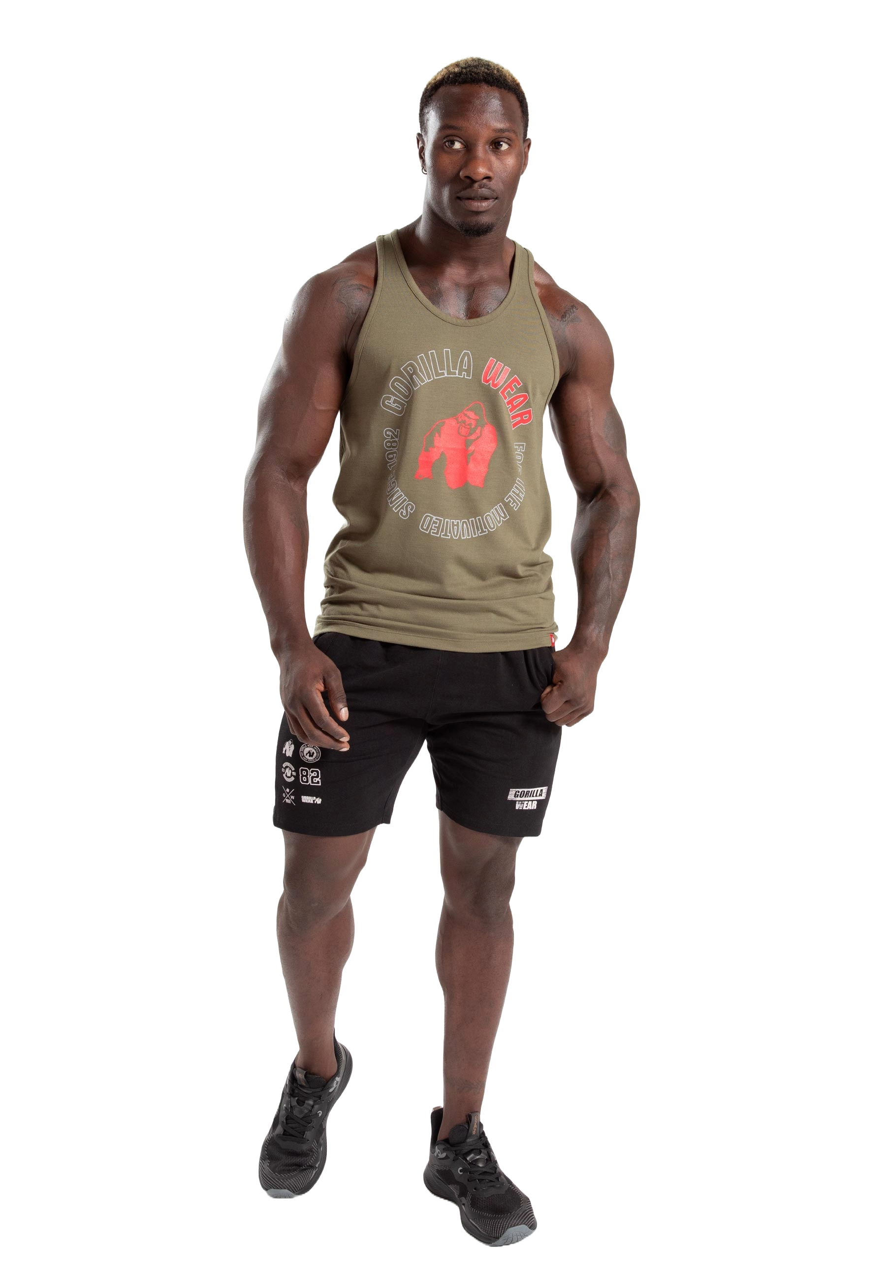 Lafayette Racerback Tank Top, army green - 6
