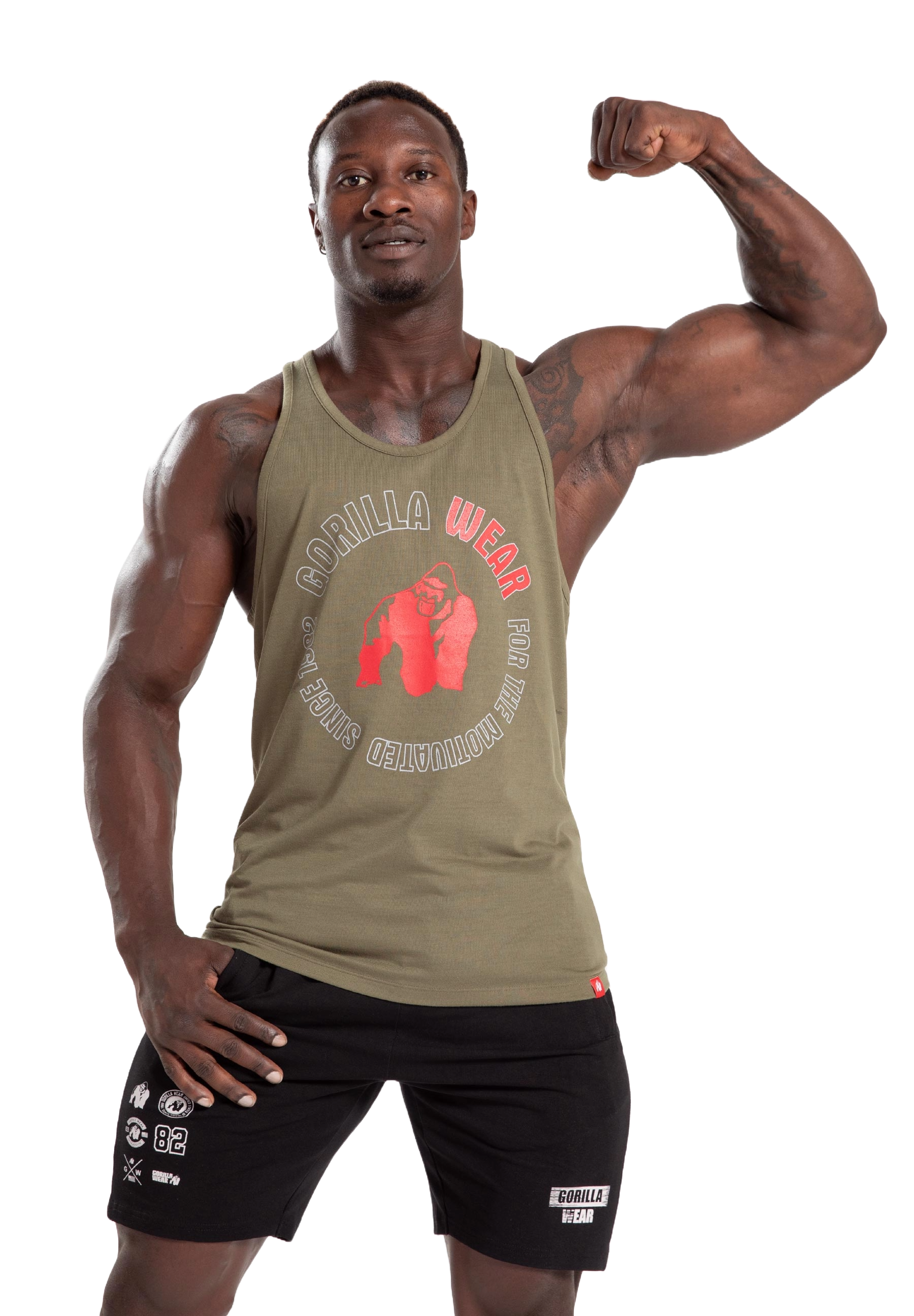 Lafayette Racerback Tank Top, army green - 10