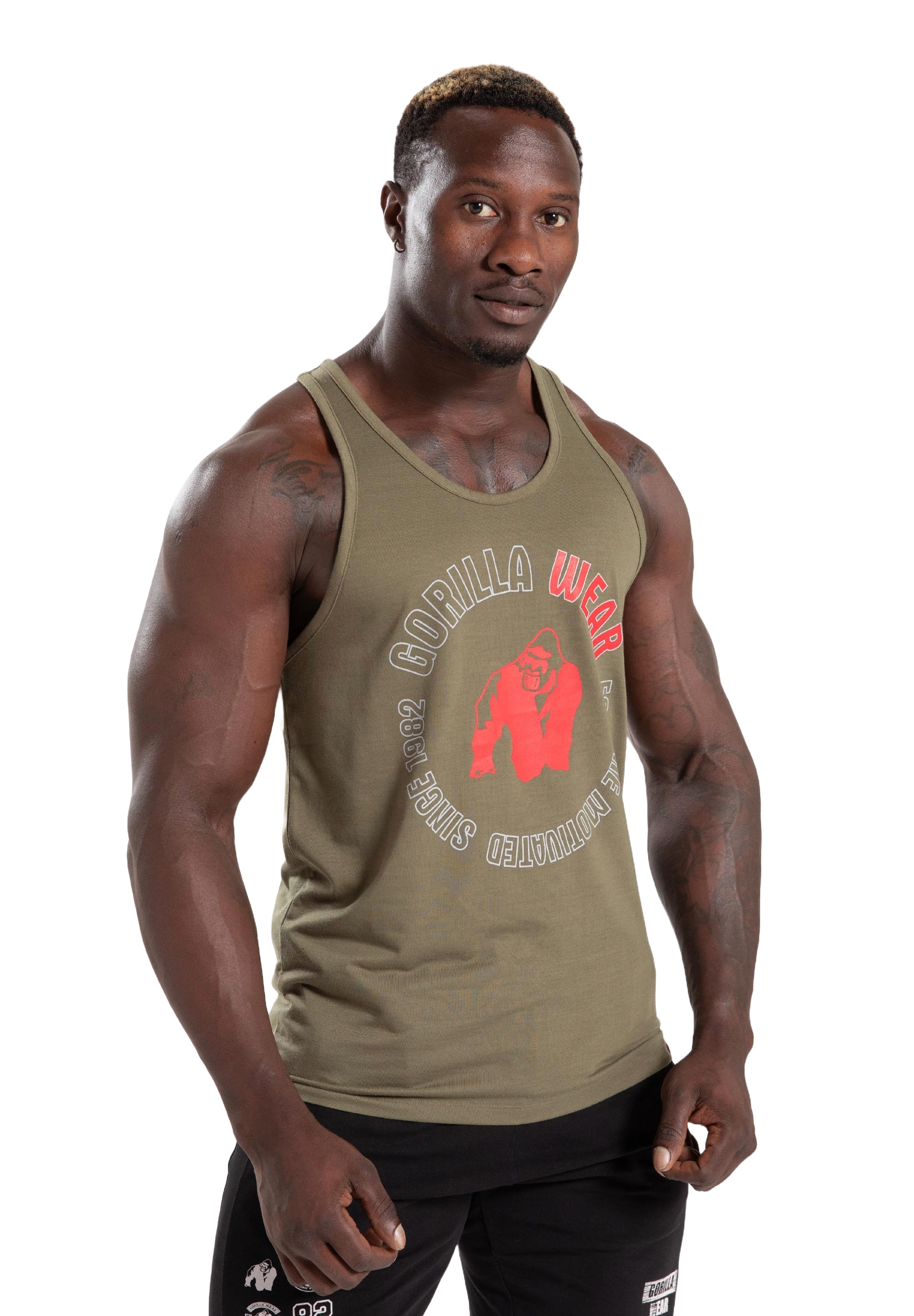 Lafayette Racerback Tank Top, army green