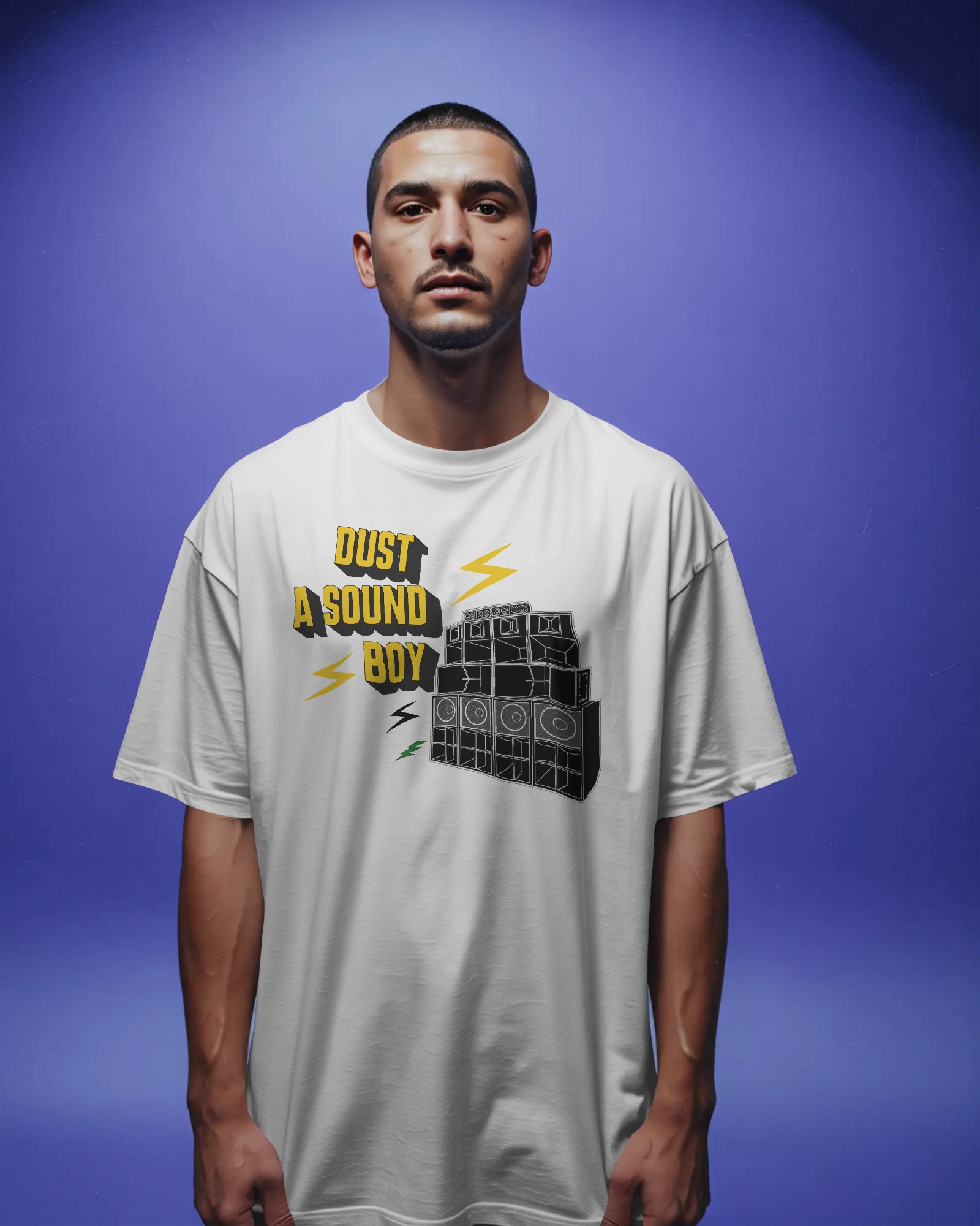 Dust A Sound boy T-shirt White