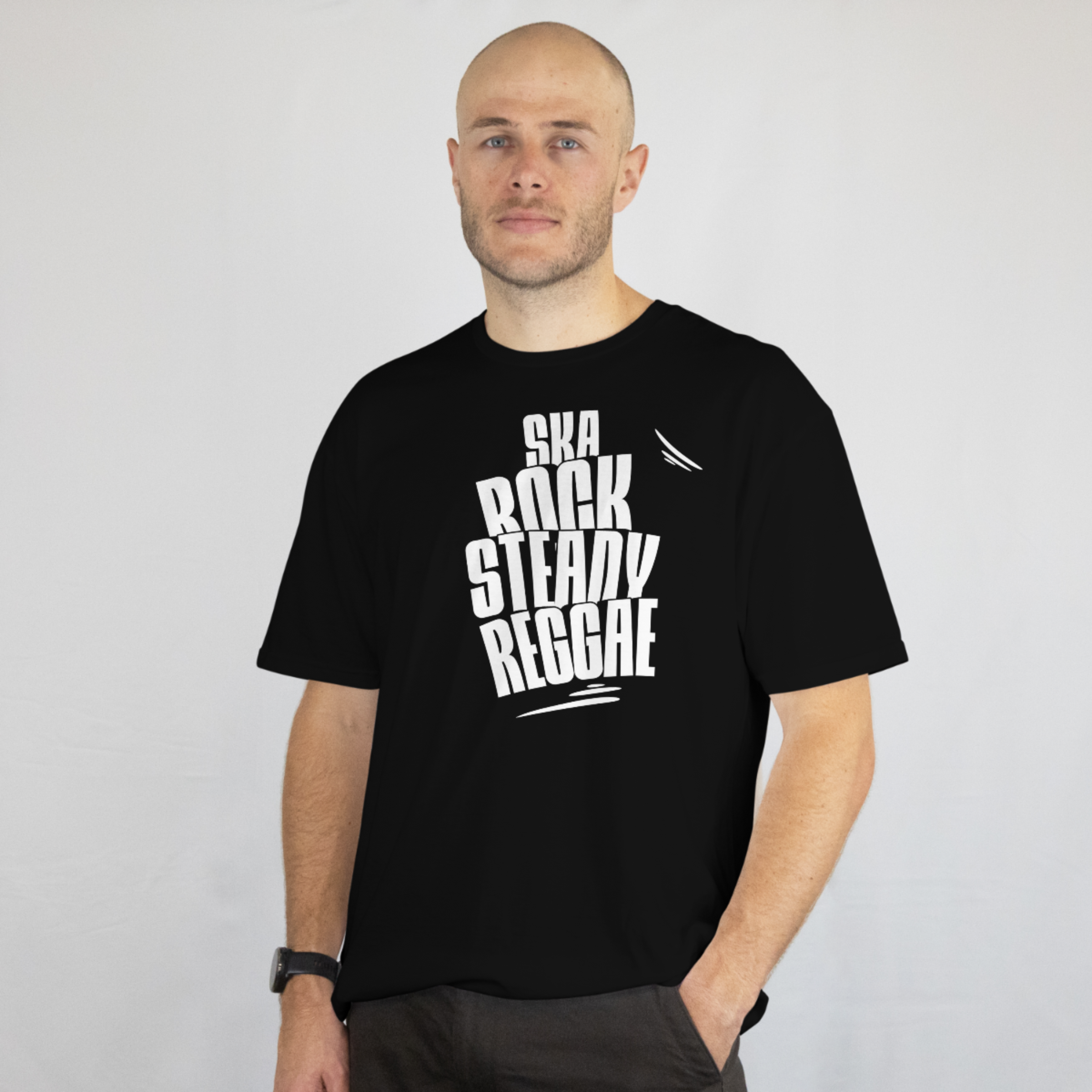 Ska Rocksteady Reggae T-shirt Black / White