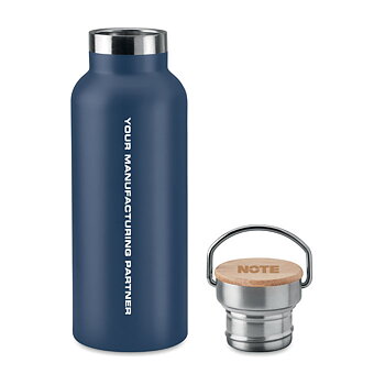 Double wall stainless steel insulating vacuum thermos