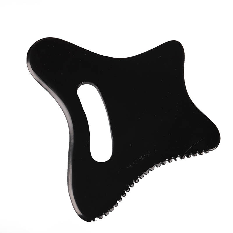 BELO - STOR HÅNDLAGET GUA SHA 100% NATURLIG BLACK BIAN