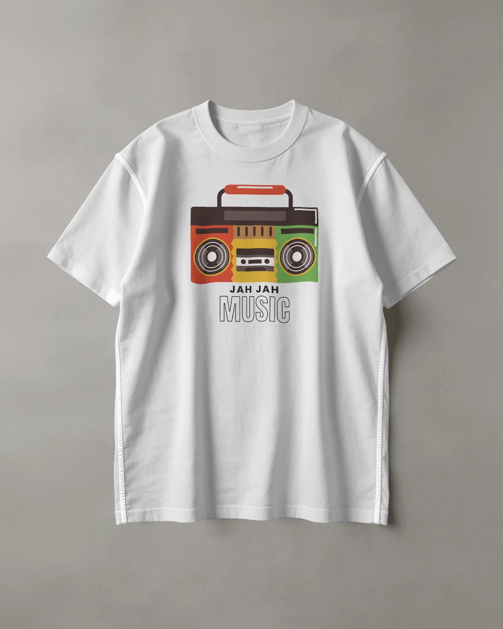 Jah Jah Music T-shirt White