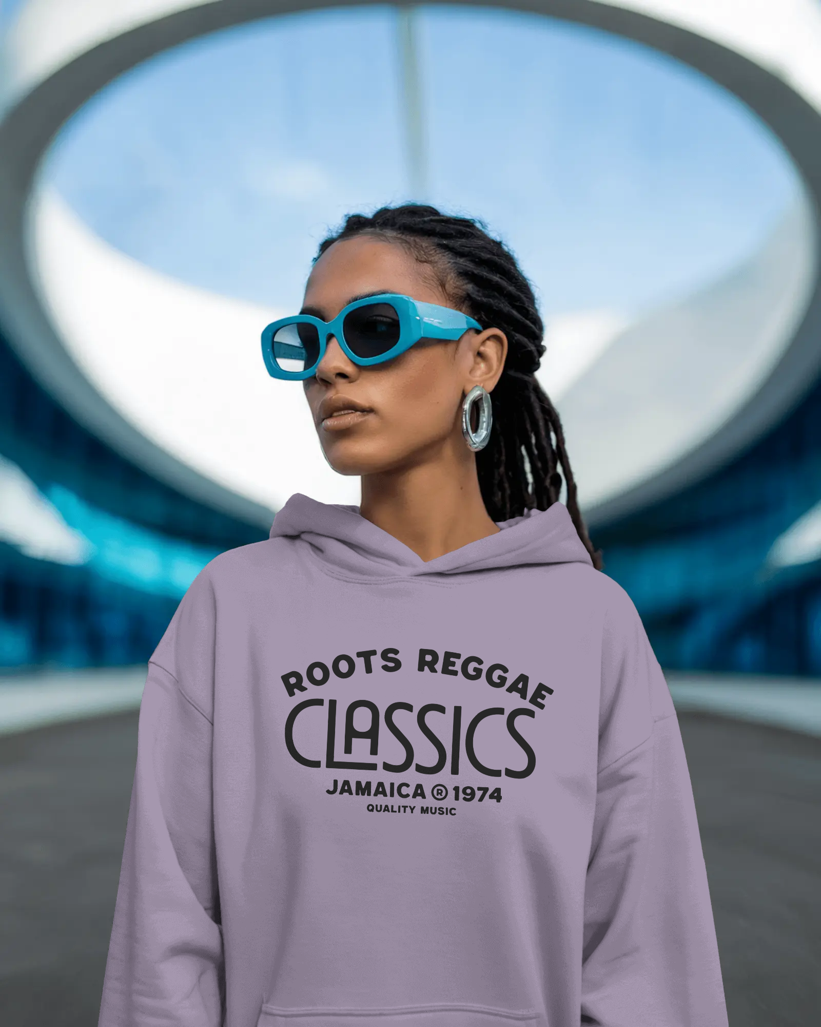 Roots Reggae Classics  Hoodie Orchid