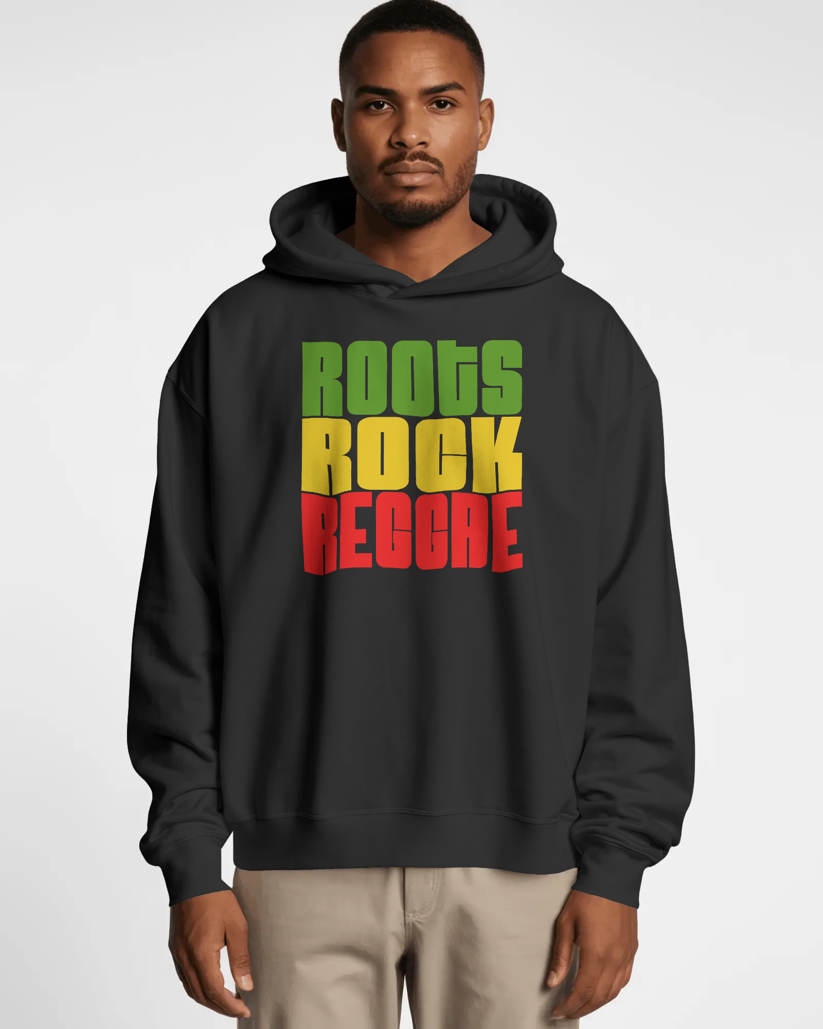 Roots Rock Reggae Hoodie Black