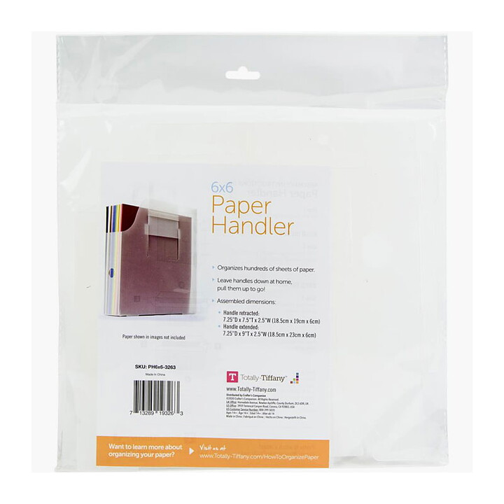 Totally Tiffany Storage Paper Handler  6" x 6"