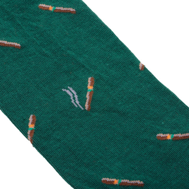 Casdagli Cigar Socks - gröna korta strumpor (Mid-Calf) - 2