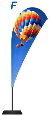 Beachflagga Droppen XL