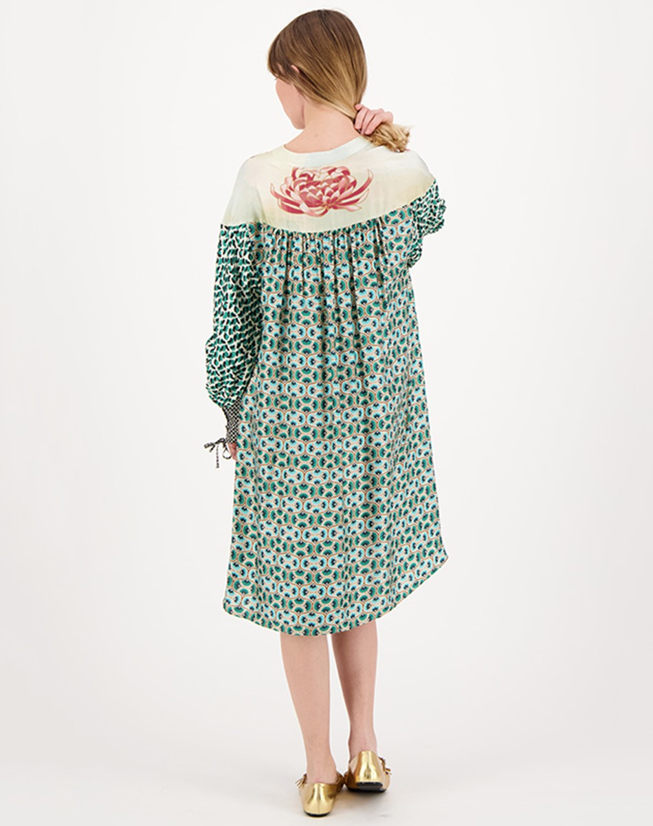 Bonnie Tie Placket Dress - Me369