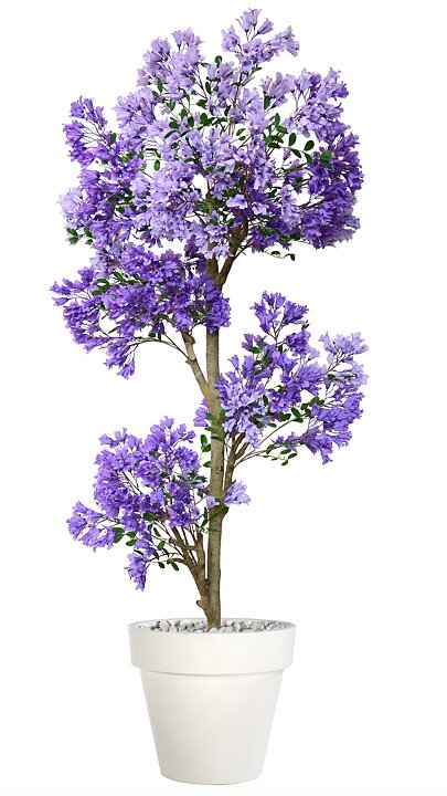 Cerezo y Jacaranda, plantas artificiales