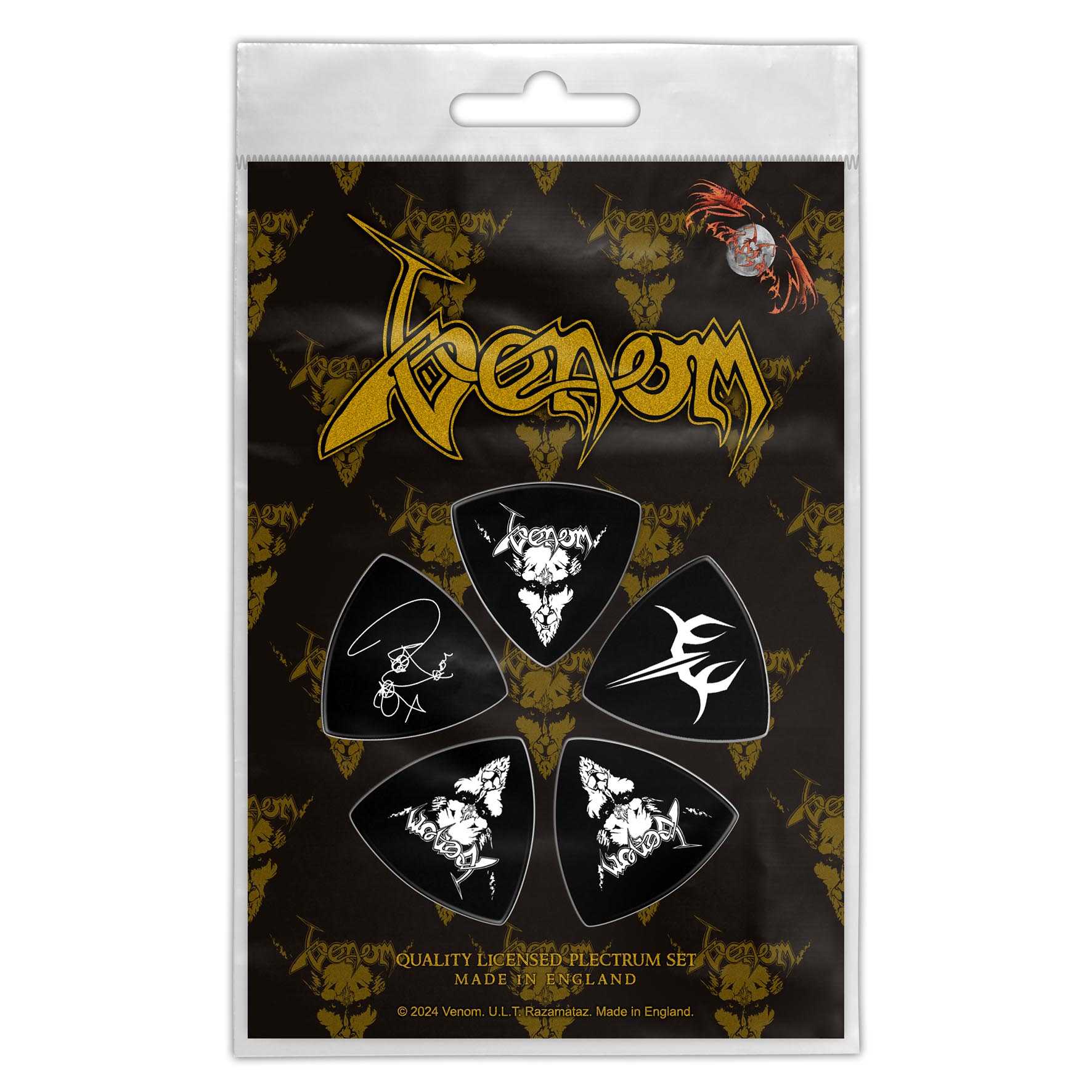 VENOM PLECTRUM PACK: BLACK METAL