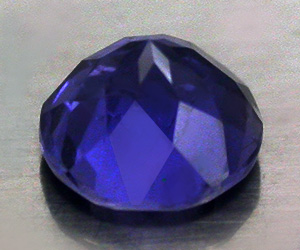 Piedra preciosa iolita natural muy hermosa de corte redondo de 5 mm - 2