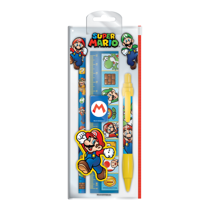 Kynäsetti Supermario hahmot