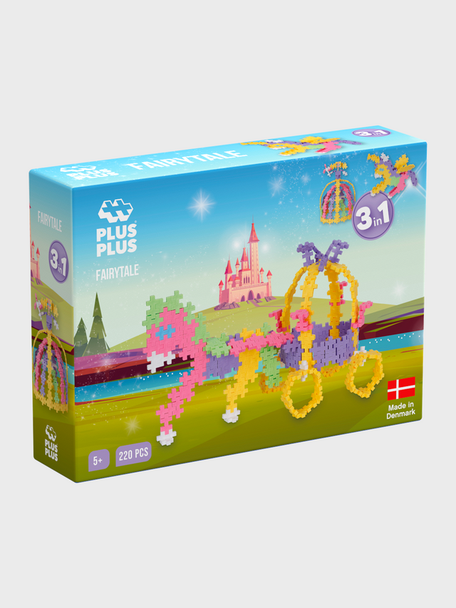 Plus-Plus Pastel 3in1  Sagovärld, 220 bitar