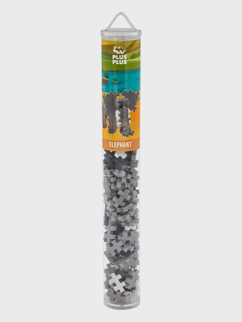 Plus-Plus Tube Elephant, 100 pcs