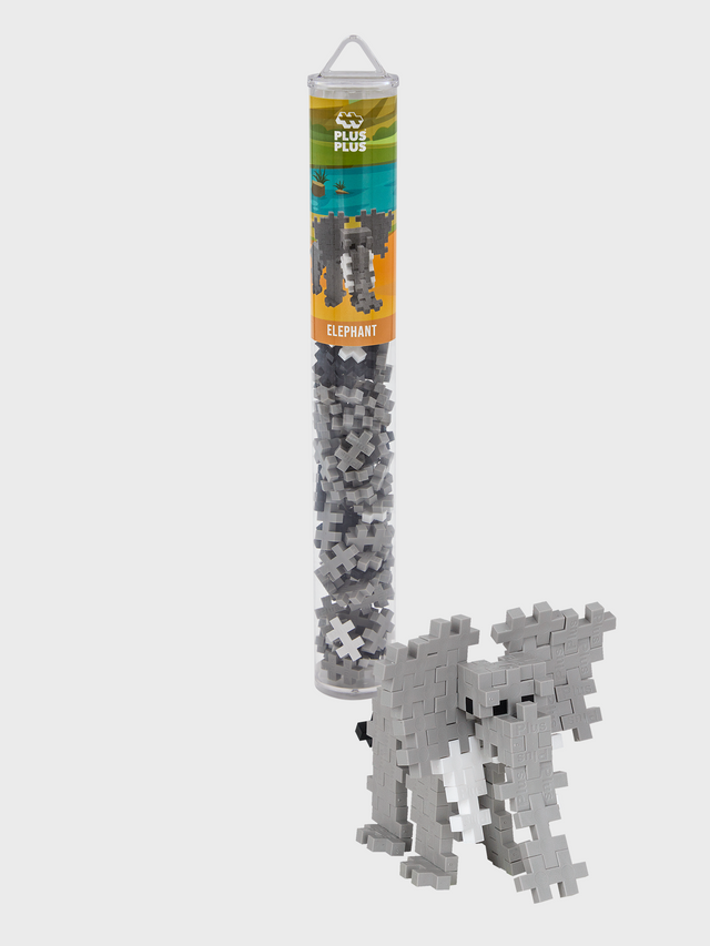 Plus-Plus Tube Elephant, 100 pcs - 3