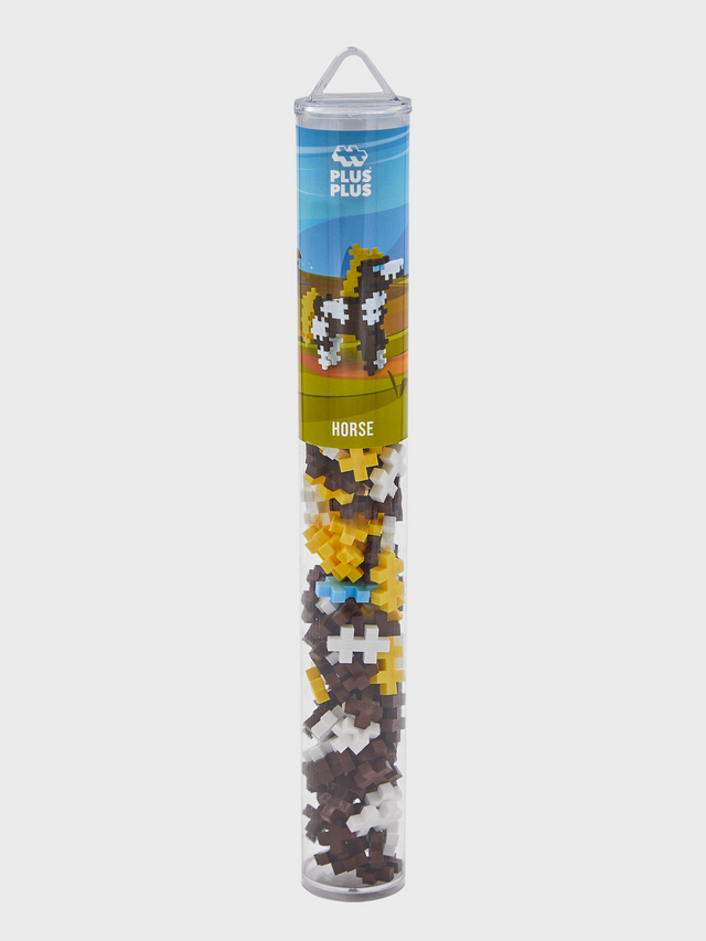 Plus-Plus Tube Häst, 100 pcs