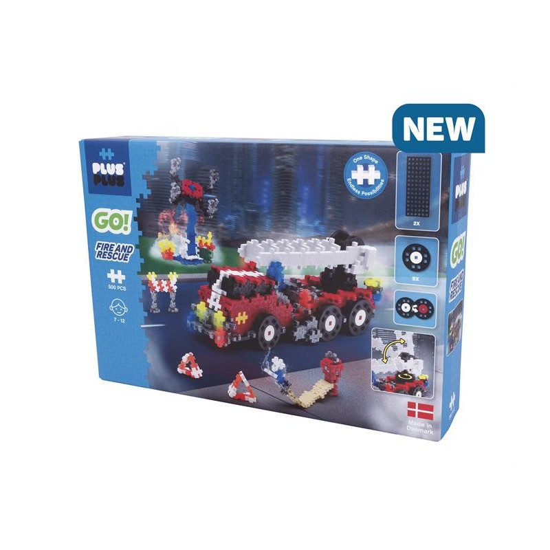 Plus-Plus Go! Fire and Rescue, 500 Pcs