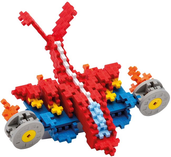 Plus-Plus GO! Learn To Build Vehicles, 800 pcs - 2