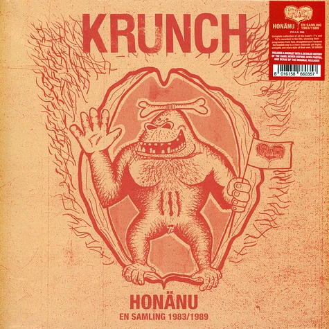 KRUNCH - Honänu - En samling 1983-1989  orange vinyl