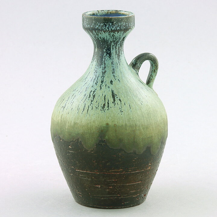 Sven Hofverberg (1960s) Unique Green Vase 12 cm