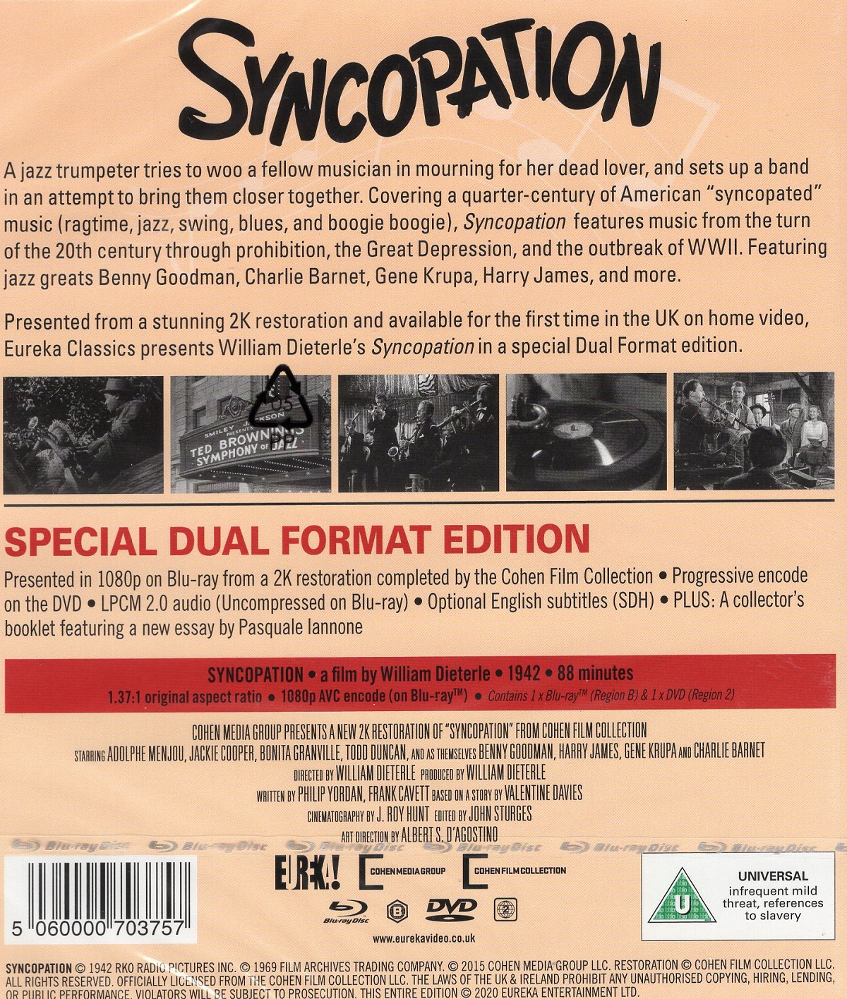 Syncopation (ej svensk text) (Blu-ray + DVD) - 2