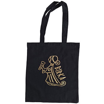 Tygpåse: Valkyria - Viking Art Kollektion - Guldtryck
