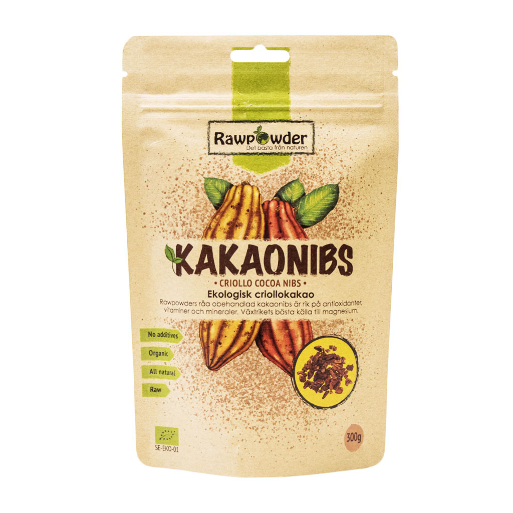 Kakao Nibs (Criollo) 300g EKO - Rawpowder