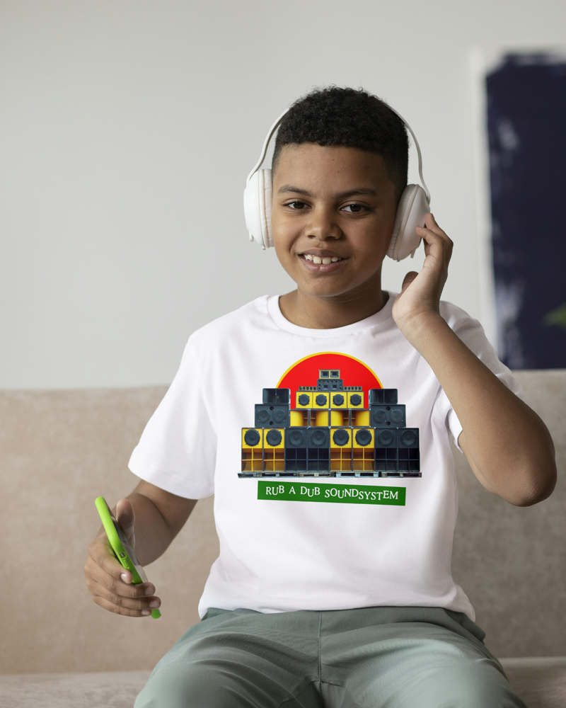 Rub -A- Dub Sound System Kids T-shirt White