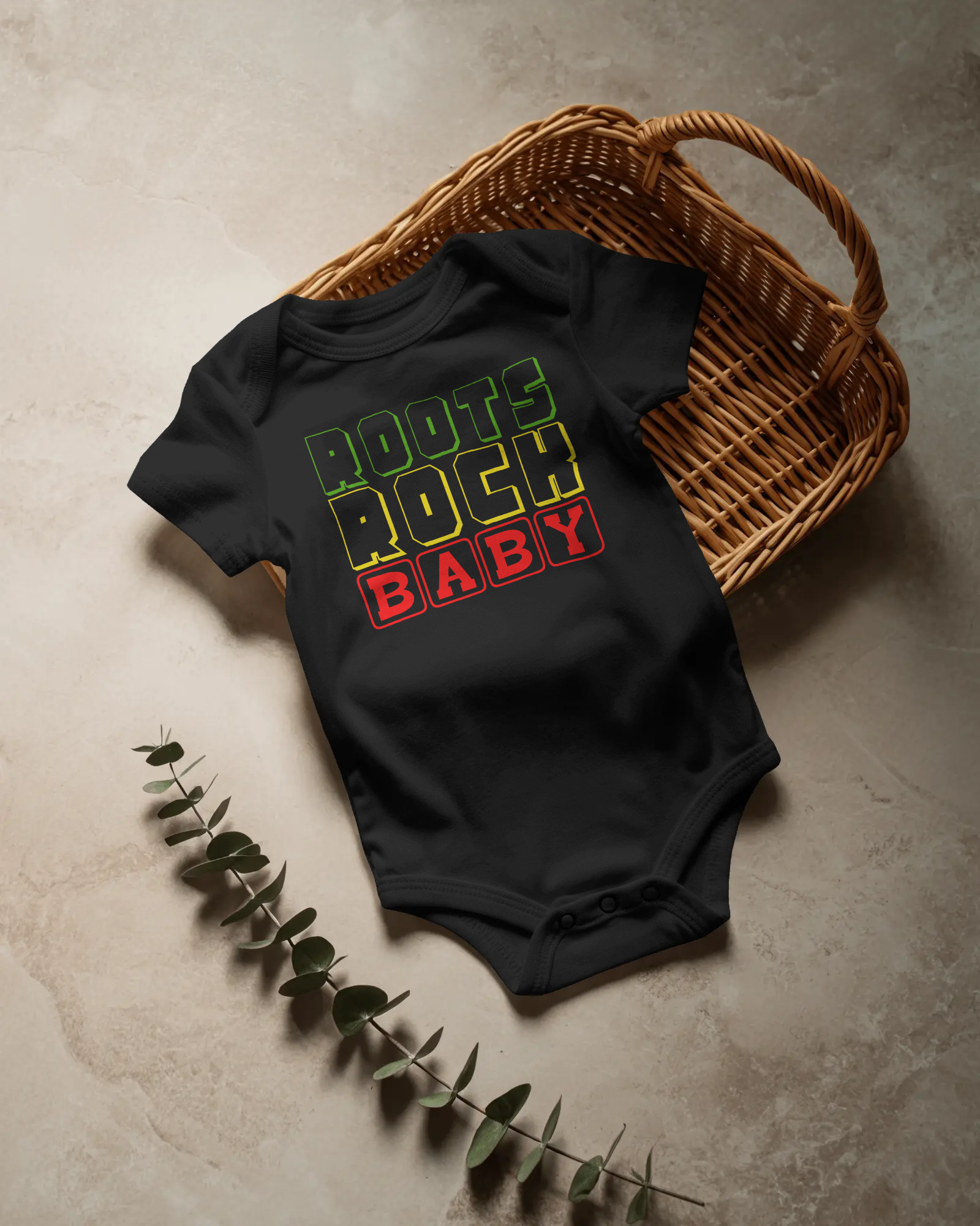 Roots Rock Reggae Bodysuit Black