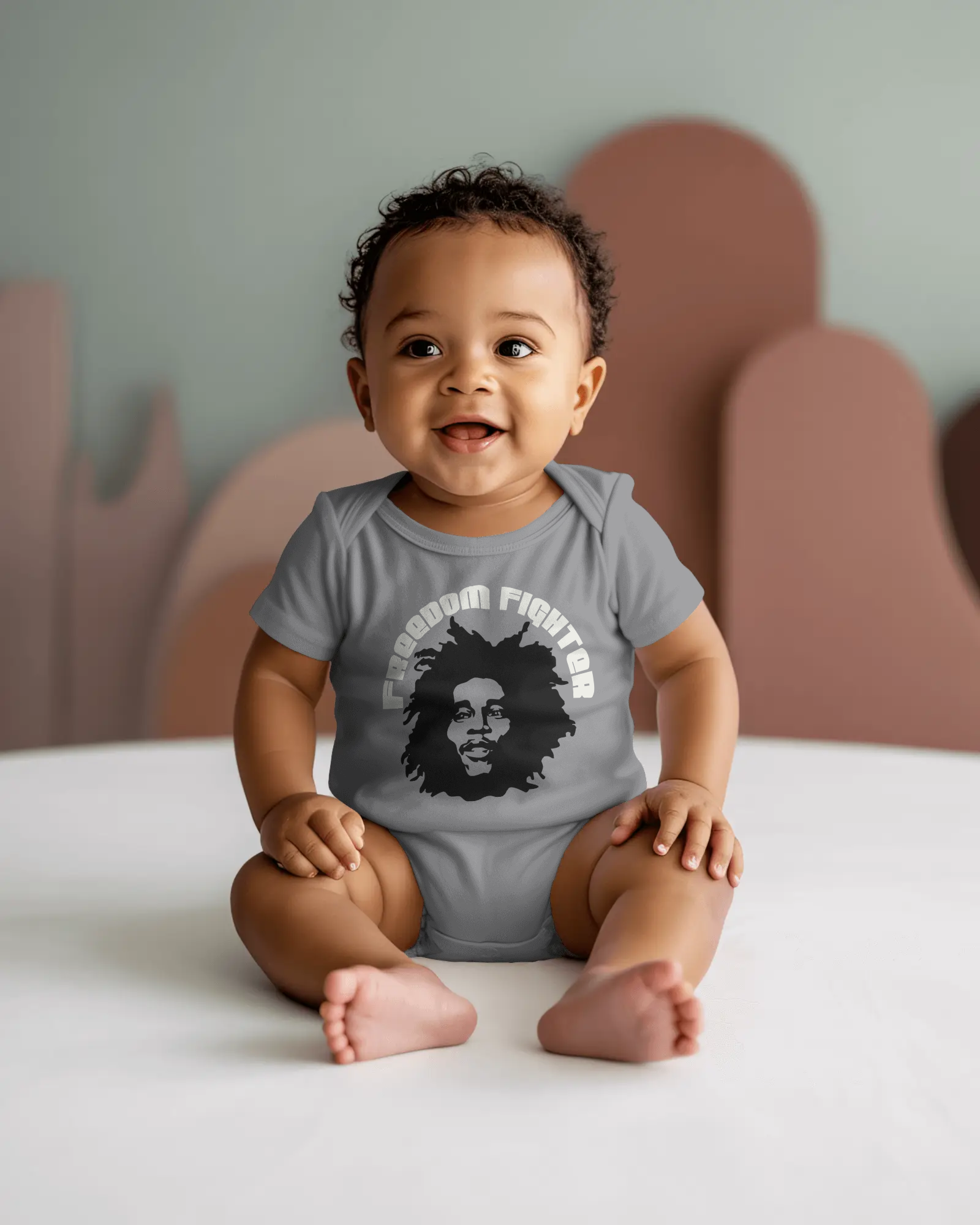 Bob Freedom Fighter Bodysuit Heather Gray