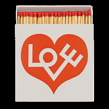 Tändsticksask Love by Alexander Girard