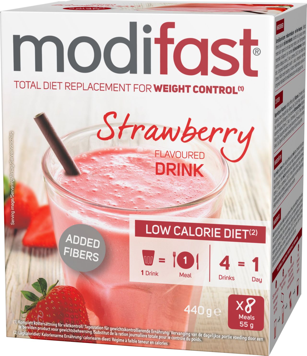 Modifast Low Calorie Diet Strawberry 8 x 55 g