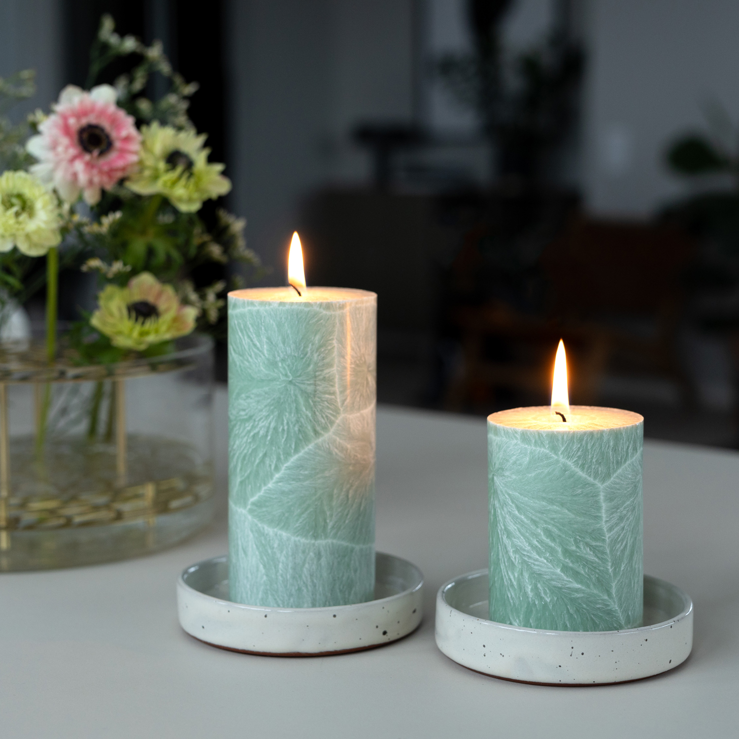 Shea pillar candle 67x150 mm  Reed - 4
